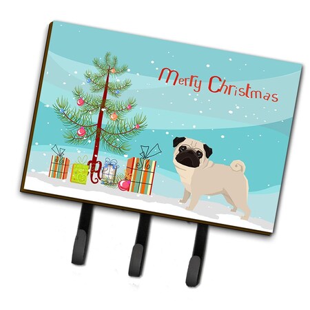 Carolines Treasures Pug Christmas Tree Leash or Key Holder CK3557TH68